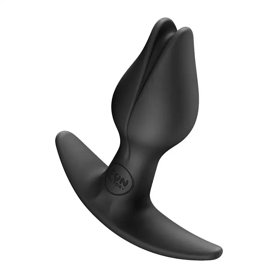 Анальная пробка Fun Factory BOOTIE FEM Black, в виде бутона, диаметр 2,9 см, тонкий ограничитель Львов - изображение 1