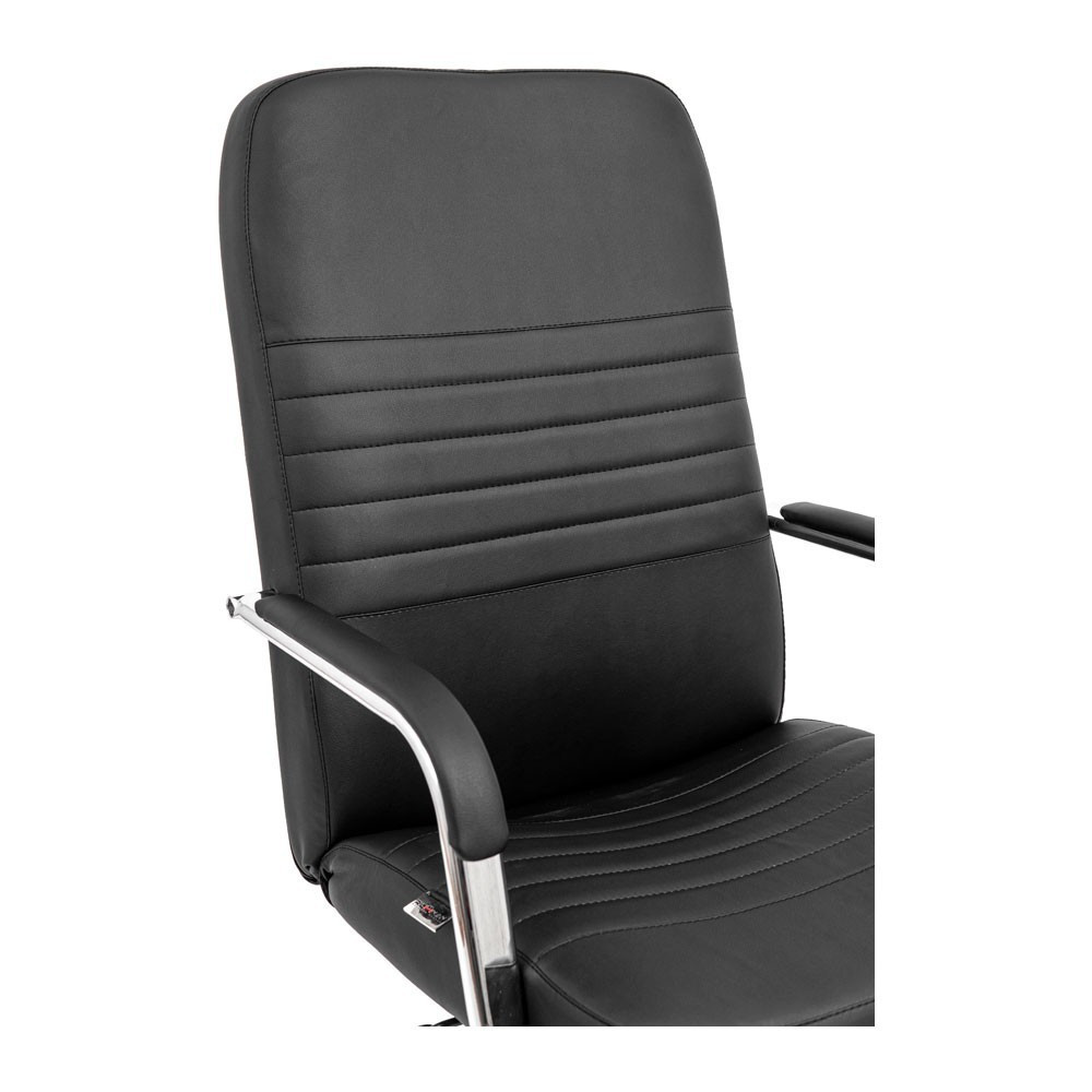 Офісне крісло керівника Richman Prius Хром M2 Anyfix Чорний Дніпро - фото 6