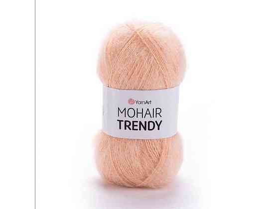 Пряжа Mohair Trendy персиковий 50% мохер 50% акрил 220м 100г 5шт/уп 145 ТМ YarnArt Київ