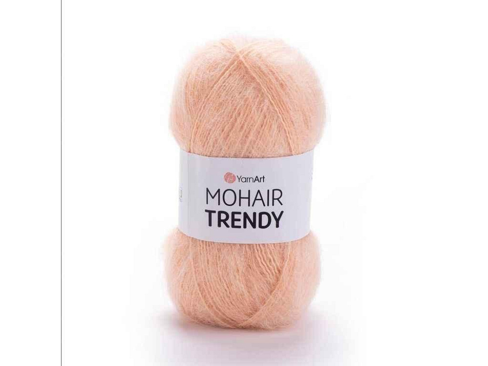 Пряжа Mohair Trendy персиковий 50% мохер 50% акрил 220м 100г 5шт/уп 145 ТМ YarnArt Київ - фото 1