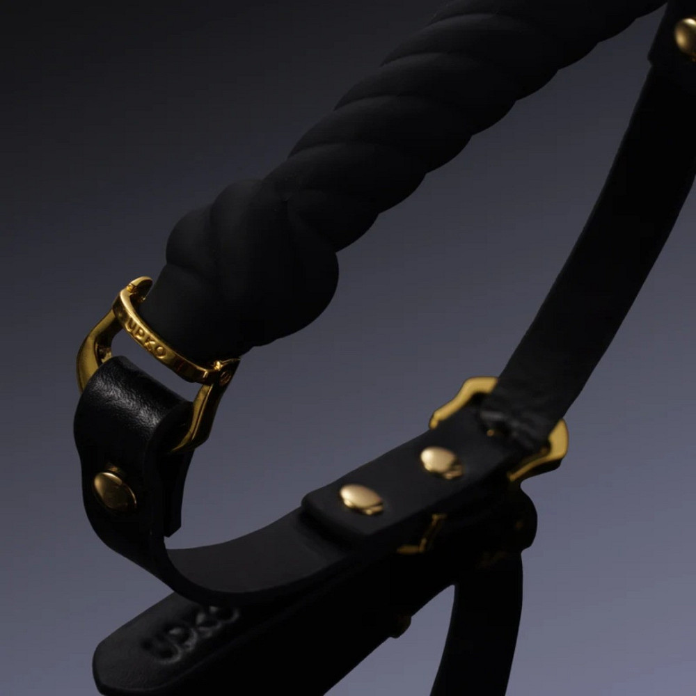 Кляп у формі джгута UPKO Desire for Mouth Bondage Collection, чорний Sex Aura Київ - фото 2