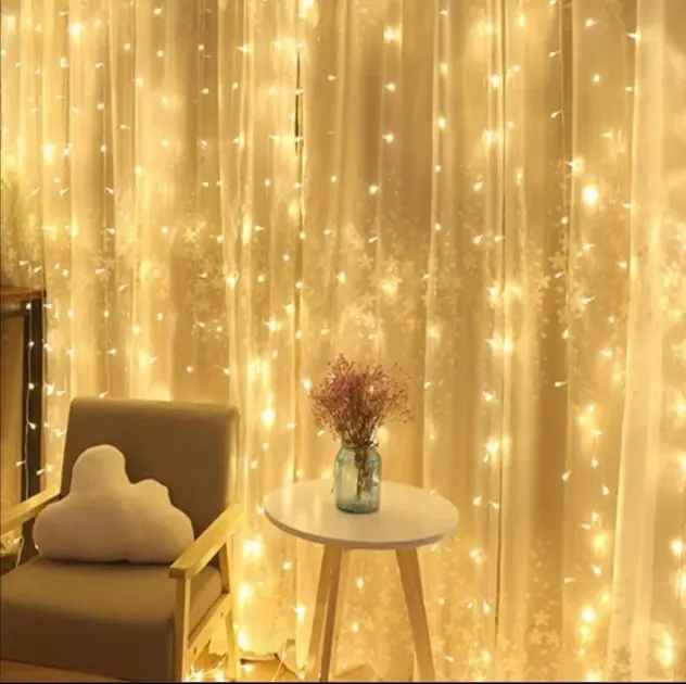 Гирлянда водопад 320-400L 3X3М с заглуш. (10Х32ЛАМП) теплый RD-7152 Коломия - фото 4