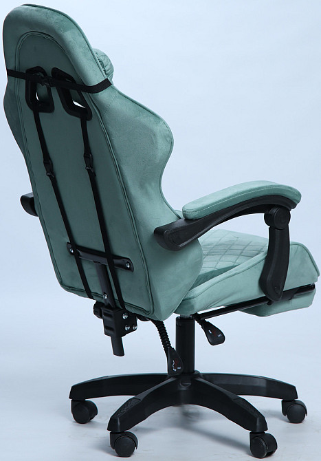 Крісло геймерське DIEGO ALCANTARA Sage green Київ - фото 7