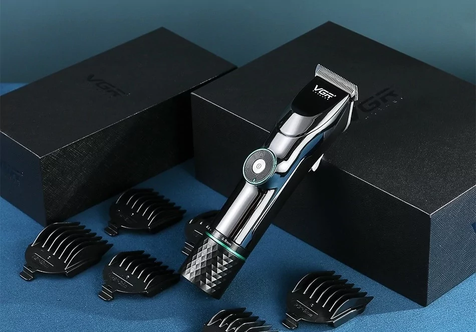 Універсальна машинка для стрижки волосся VGR V-256 з насадками Вінниця - фото 10