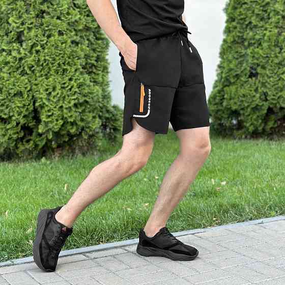 Спортивные мужские черные шорты Pobedov Viter Киев