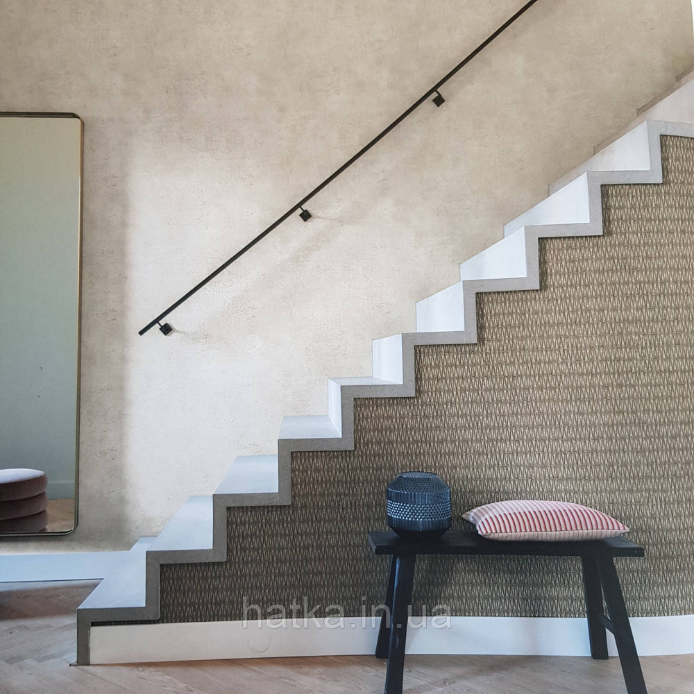 Шпалери вінілові на флізелін Rasch Factory 0.53х10,05 геометрія ромби смуги структурні золото 428414 Київ - фото 1