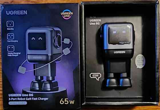 Зарядний пристрій Ugreen Uno RG GaN Fast Charger 65W. Харків
