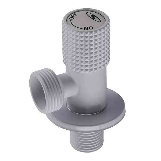 Кран кутовий кераміка SOLOMON EXCLUSIVE 1/2″X3/4″ 989 WW (White/White) ( 1шт.) (000028993) Киев