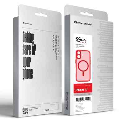 Чохол до мобільного телефона Armorstandart Lush MagCase Apple iPhone 17 Red (ARM87486) Вінниця