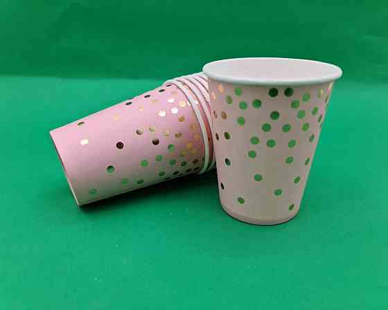 Стаканчики бумажные одноразовые 250гр 