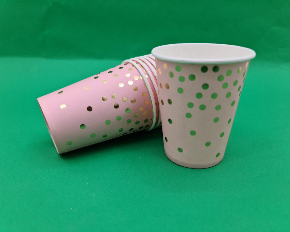Стаканчики бумажные одноразовые 250гр 