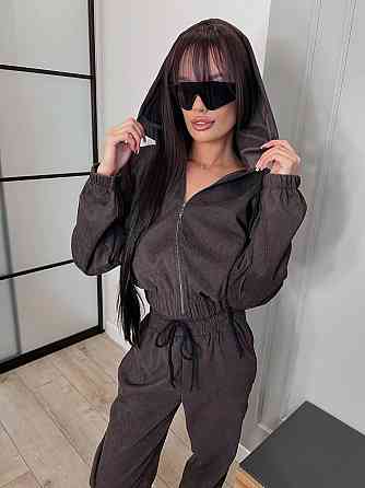 Женский прогулочный спортивный костюм двойка: кофта и штаны микровельвет Одесса