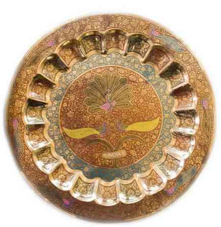 Тарелка декоративная бронза Индия Киев