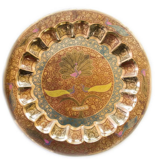Тарілка декоративна бронза Індія Київ - фото 1