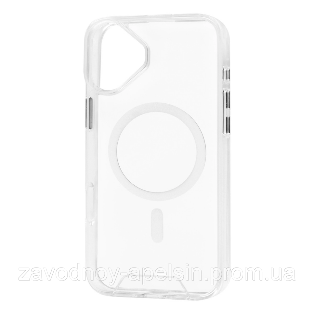 Iphone 16 Plus Прозрачный чехол Магнит (TPU+PC) Одесса - изображение 1