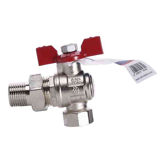 Кран кульовий ARCO  1/2″ SENA 154303 кутовий з американкою (754303) Тернополь