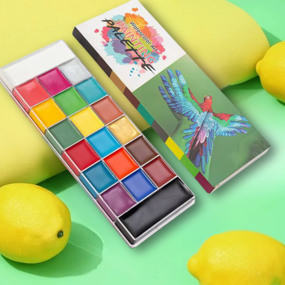 Масляные краски для лица на водной основе безопасные для кожи, набор для рисования бодиарт, 20 цветов Каменец-Подольский - изображение 5