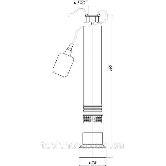 Насос колодезный OPTIMA OP 5,1 - 40/5 F 0,37 кВт, P max=0,45 кВт( с поплавком ) Черновцы