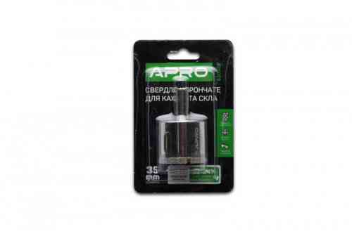 Свердло трубчасте з алмазним напиленням 35 мм APRO Рівне