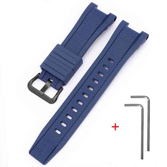 Ремешок для Casio G-Shock GST-W300 Dark Blue BK SBR Киев