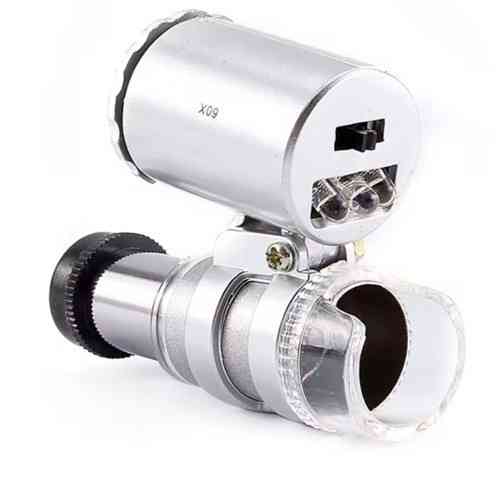 Карманный микроскоп с подсветкой для изучения объектов Киев