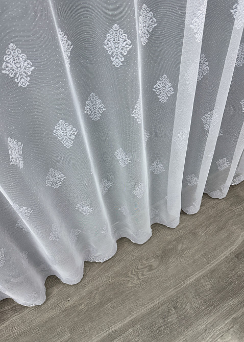 Тюль VR-Textil 1570т Преміум Холодний білий 500х270 см (42-1138) Київ - фото 8