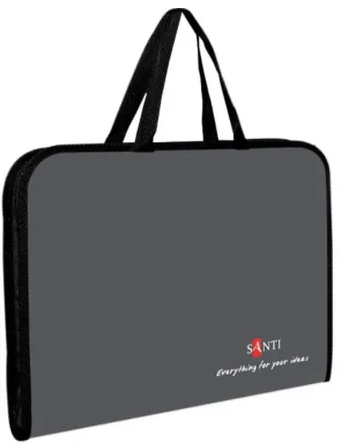 Папка-портфель SANTI для ескизів А3, "Grey", (367х30х495мм) 491931, шт Київ - фото 1