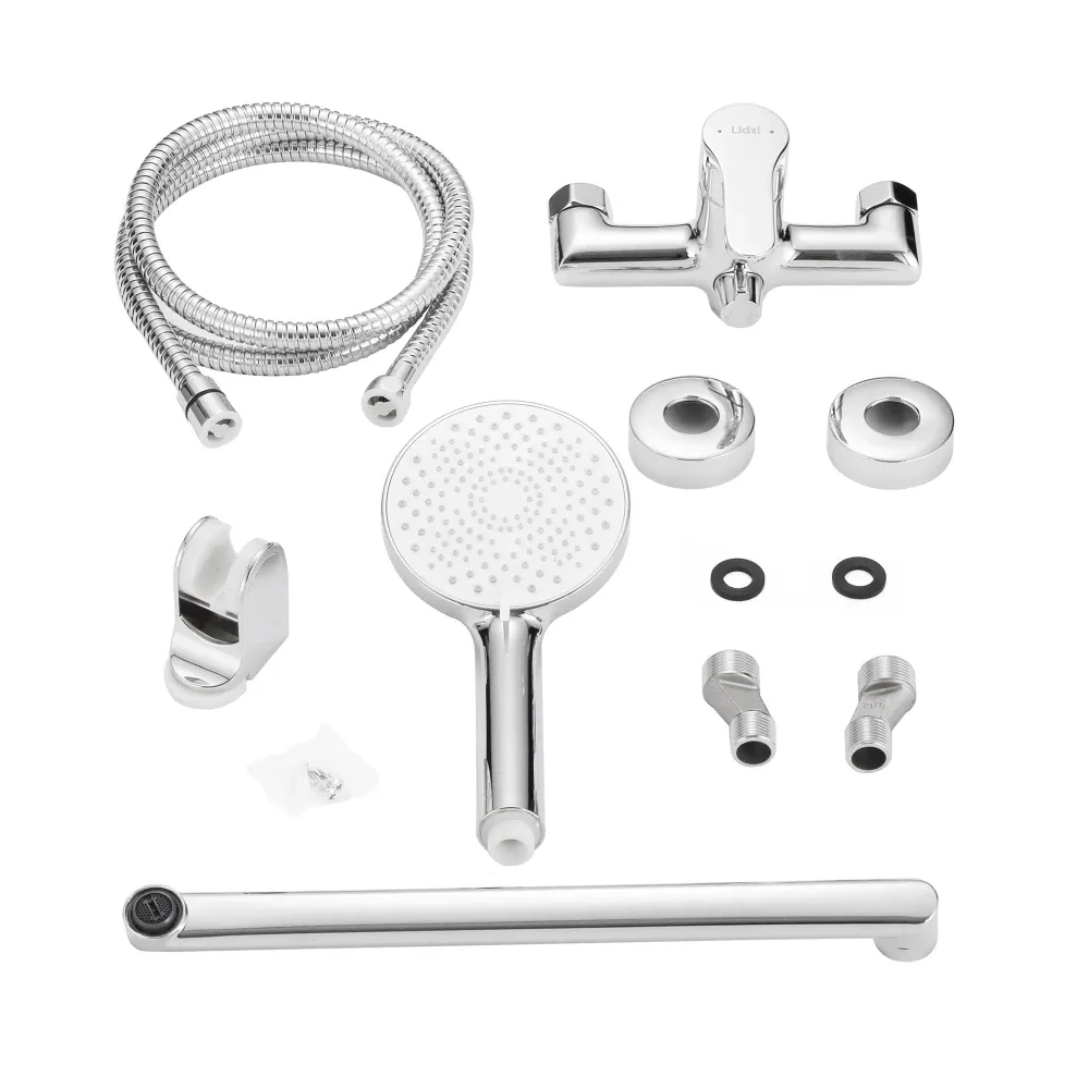 Змішувач для ванни Lidz Astra 005 з душовим гарнітуром (k35) LDAST005CRM48088 Chrome Київ - фото 9