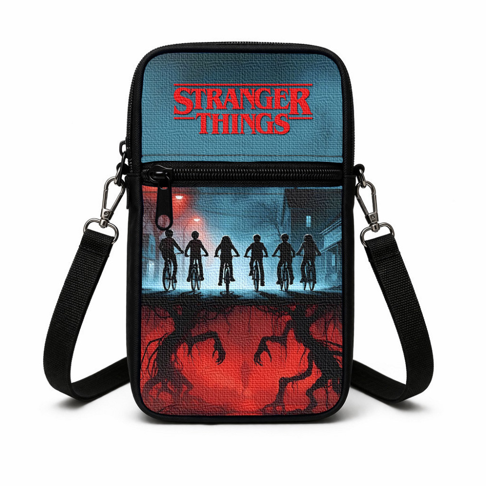 Сумка-чохол для телефону Дуже дивні справи дитяча сумка через плече, міні-сумка (4947) Київ - фото 1