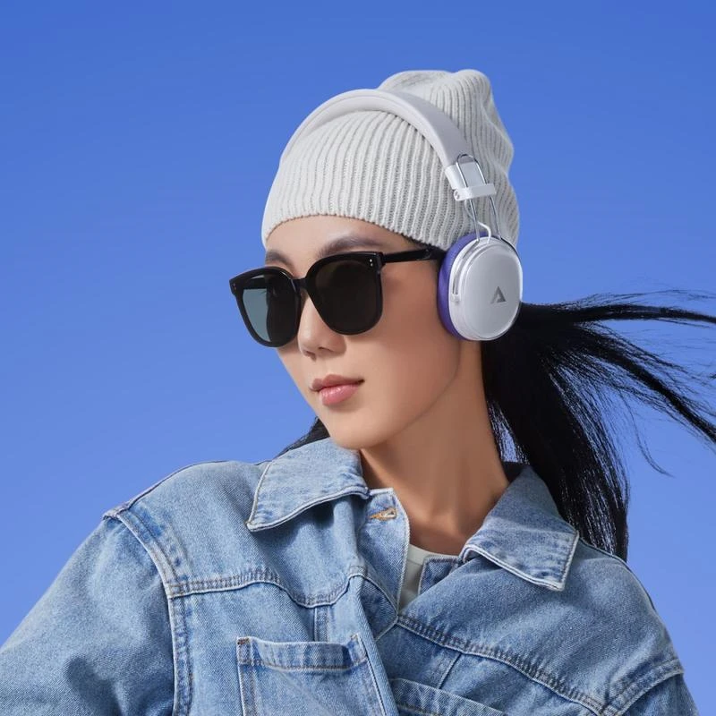 Бездротові навушники ACEFAST H7 active noise reduction wireless headset Pearl white Одеса - фото 3