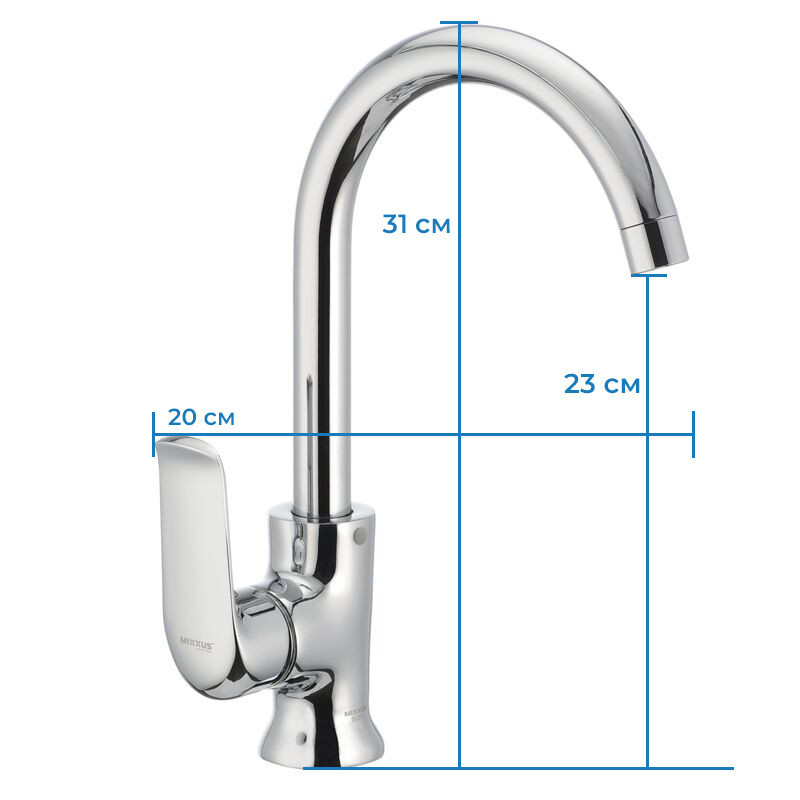 Кухонний змішувач Mixxus Premium Medea 014 MI0579 Харків - фото 2