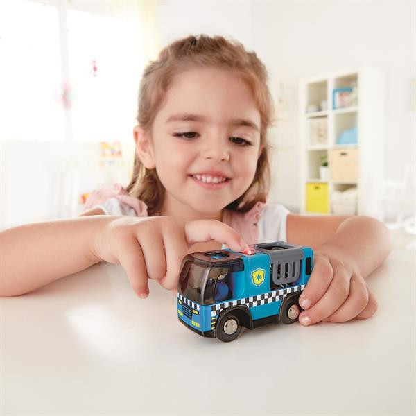 Іграшковий поліцейський автомобіль Hape з фігурками (E3738) Харків - фото 7