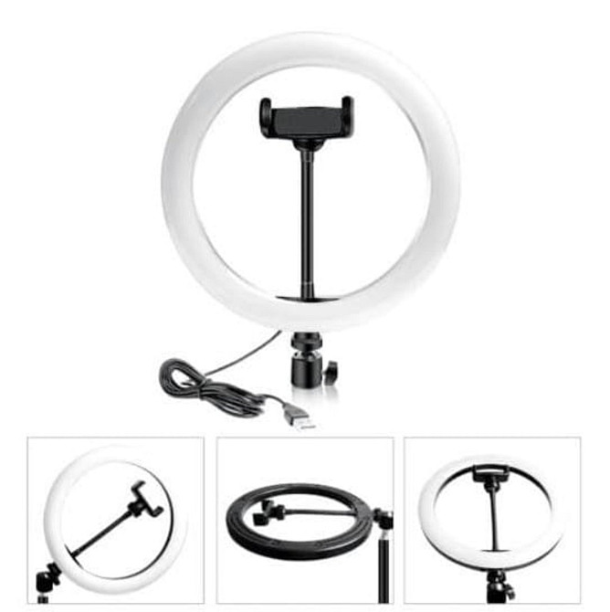 Кільцева світлодіодна LED лампа RGB  WH36, 36 см з тримачем для телефону + пульт Киев - изображение 1