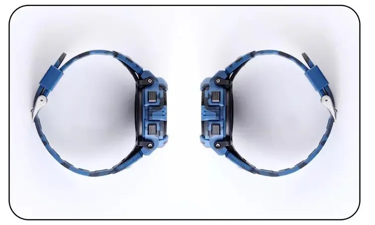 Детские спортивные наручные часы Skmei Kids 1548 (Темно-синий камуфляж) Винница - изображение 10