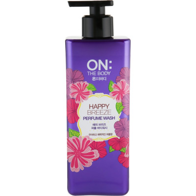 Гель для душа LG On the Body Happy Breeze Парфюмированный 500 мл (8801051130669) Винница - изображение 1