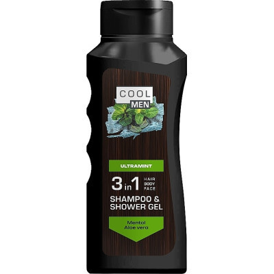 Гель для душа Cool Men Ultramint 2 в 1 400 мл (4823015936203) Винница - изображение 1