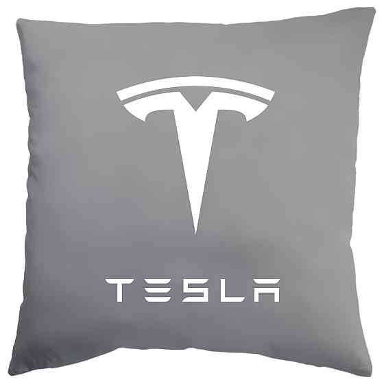 Оригінальний подарунок подушка з логотипом "Tesla" Одеса