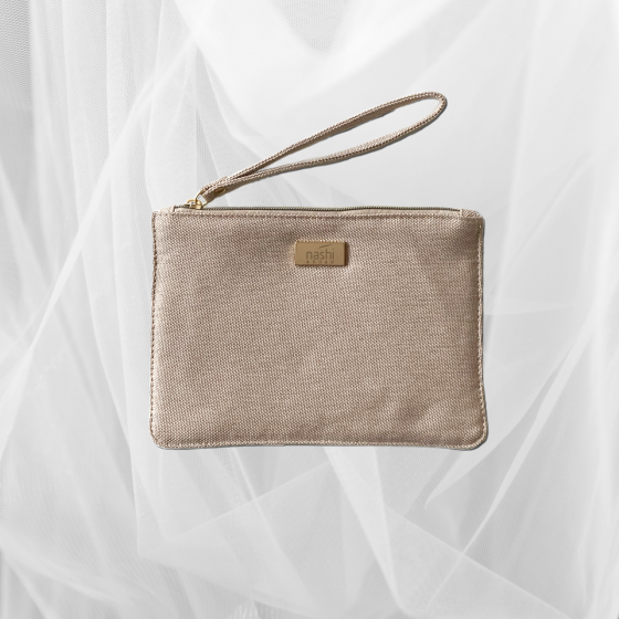 Косметичка жіноча з ручкою Nashi Argan Passepartout Pochette, натуральна бавовна Слов'янськ