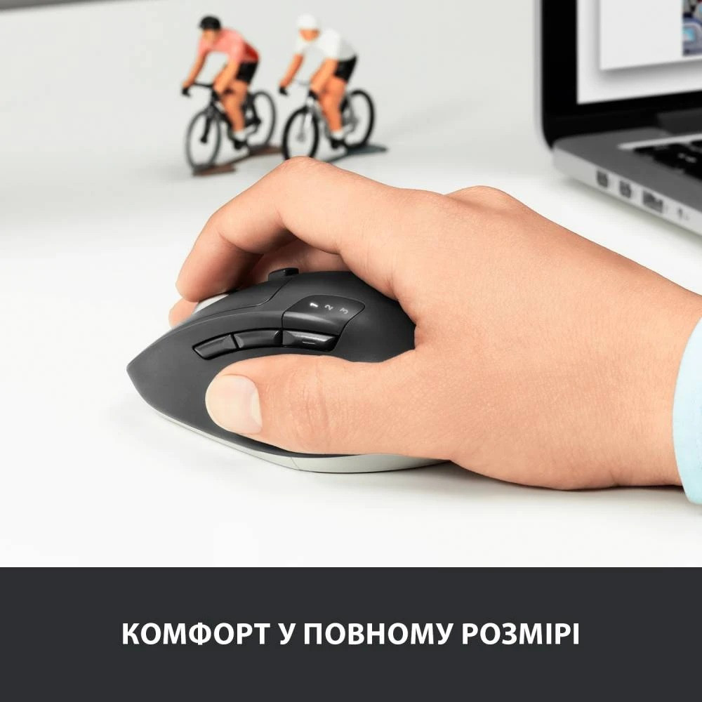 Миша бездротова Logitech M720 Triathlon Black (910-004791) Чорний Харьков - изображение 5