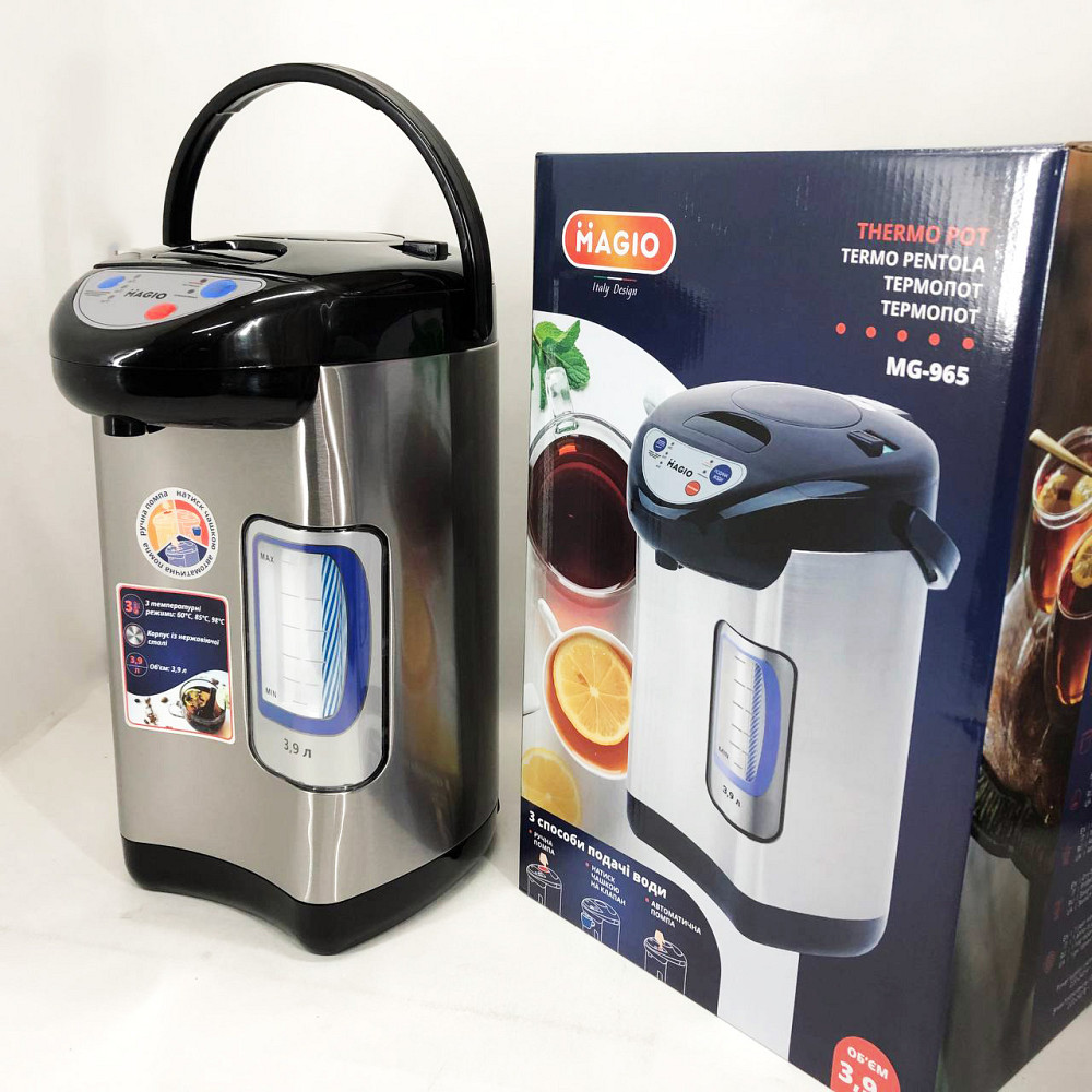 Хороший електричний термопот MAGIO MG-965, Чайники-термоси, Якісний кухонний термопот VW-54 Львів - фото 7