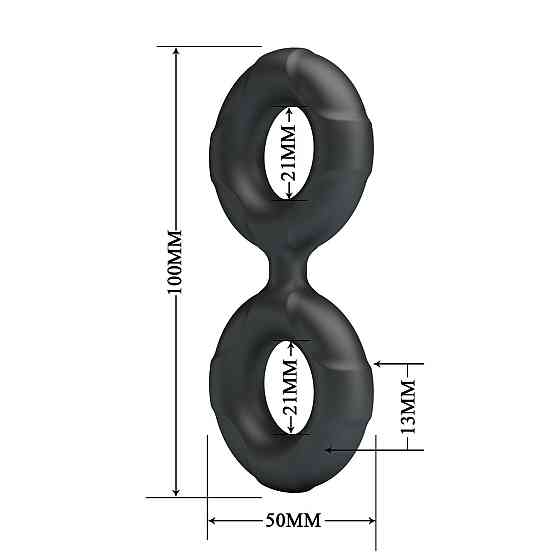 Эрекционное кольцо Crazy Bull №19 - Radwan super soft silicone, BI-210364 Sex Aura Киев