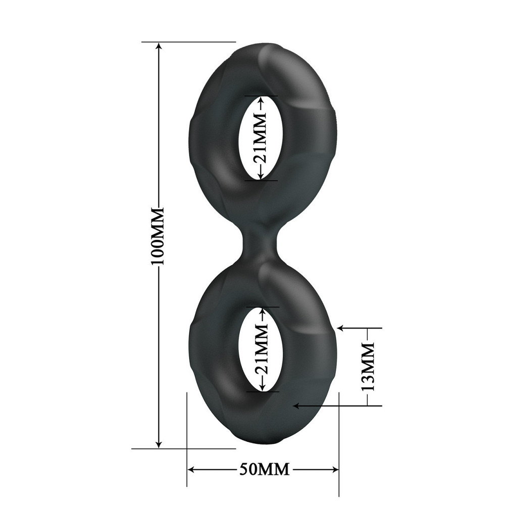 Ерекційне кільце Crazy Bull №19 - Radwan super soft silicone, BI-210364 Sex Aura Київ - фото 6