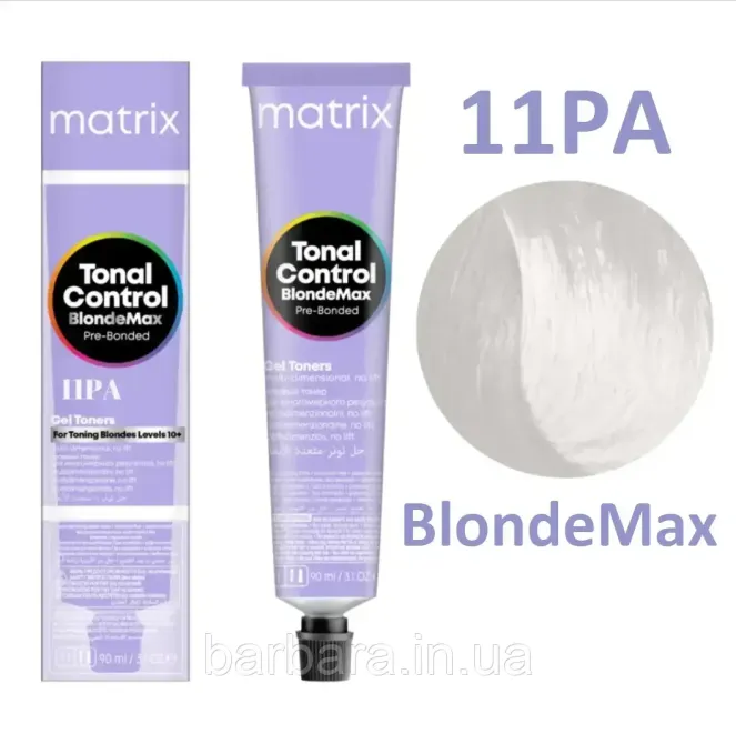 Краска для волос Matrix Tonal Control Blonde Max Pre-Bonded Gel Toner 11PA (ультра світлий блонд перловий попелястий) Київ - фото 1