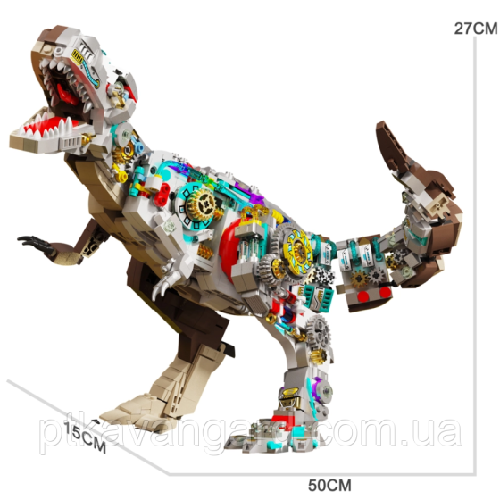 Конструктор динозавр тиранозавр 1388 деталей механическая модель Ти-Рекс 13050 Хмельницкий