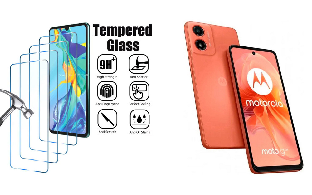 Защитное стекло ArmorGlass для Motorola G04 – устойчивое к царапинам и ударам Киев - изображение 1
