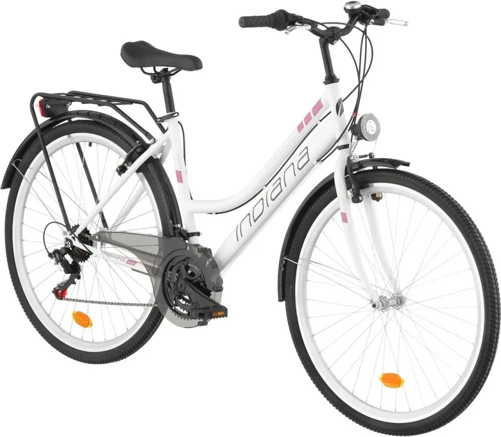 Велосипед Indiana Trekker Damski Biało Fioletowy 28 2023 Київ - фото 1