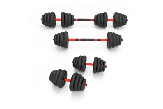 Гантелі розбірні HMS SGN130 PRO 6-в-1 зі штангою та гирями 30 кг Київ