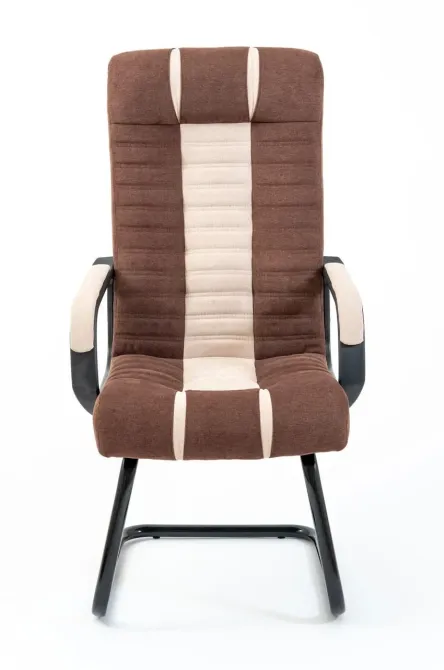 Офісне Конференційне Крісло Richman Atlant Misti Пластік CF Шоколадно-бежевий Київ - фото 2