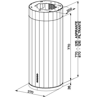 Вытяжка кухонная Faber Corinthia Isola Ev8+ Dg Matt/Concrete A37 (110.0456.220) Винница - изображение 2