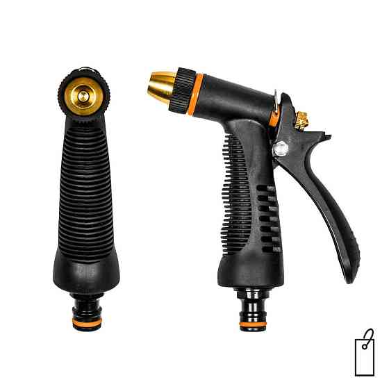 Пістолет для поливу металевий регульований прямий, BLACK LINE, PROFI, ECO-KT233FRS Київ